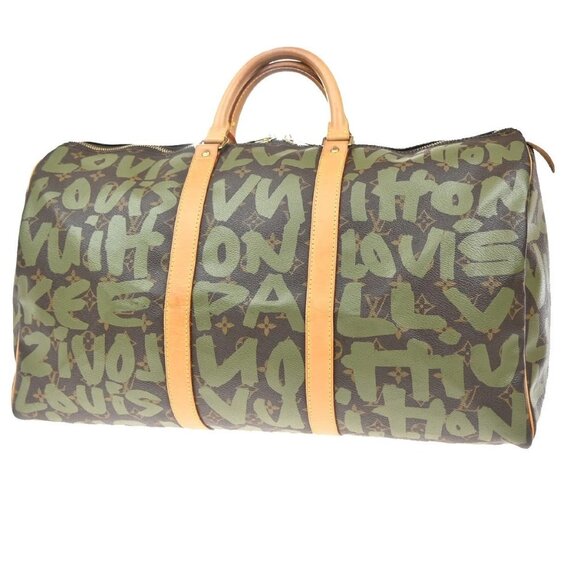 LOUIS VUITTON Keepall 50 Travel Hand Bag Monogram Graffiti BN KI M92196 332RF579 - Picture 1 of 15